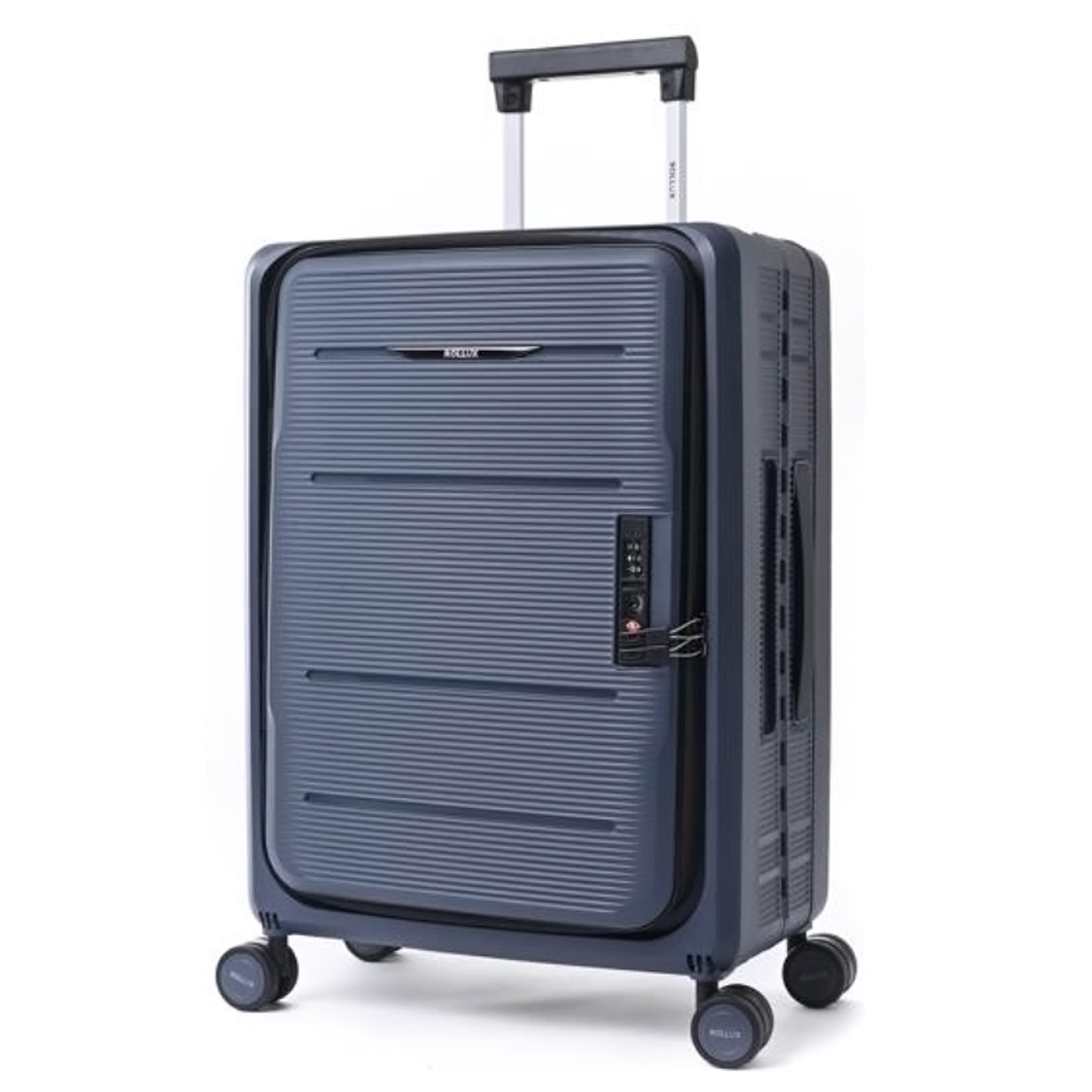 מזוודה מתקפלת קשיחה - טרולי לעלייה למטוס