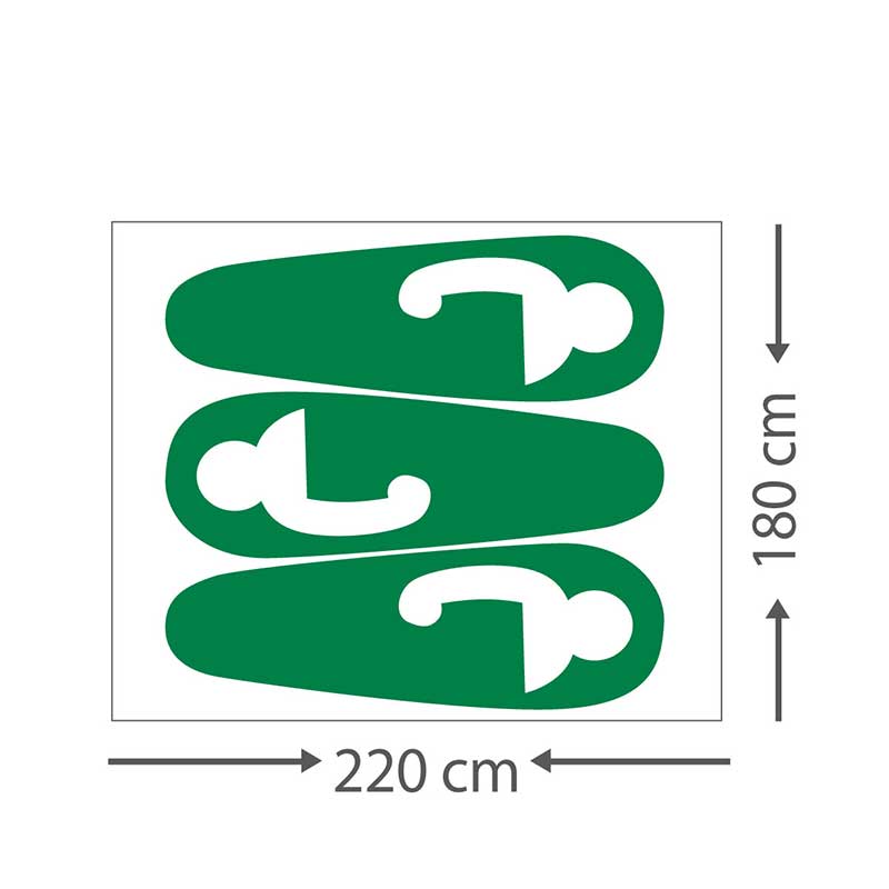 אוהל תרמילאים ל-3 אנשים STAR LIGHT