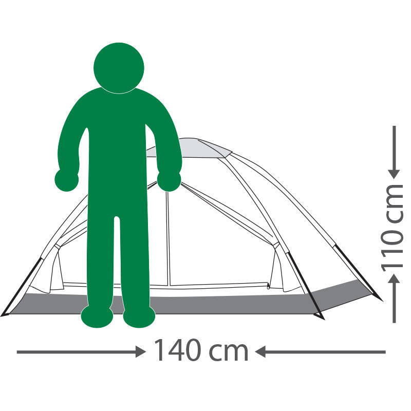 אוהל איגלו ל-2 אנשים AMIGO