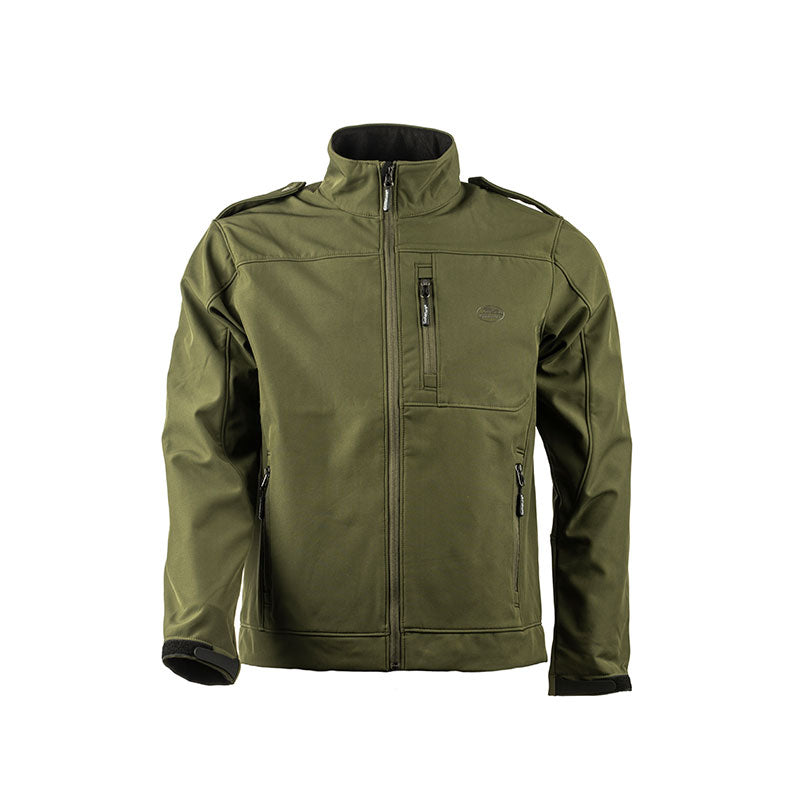 ג’קט סופטשייל צבאי עם כותפות