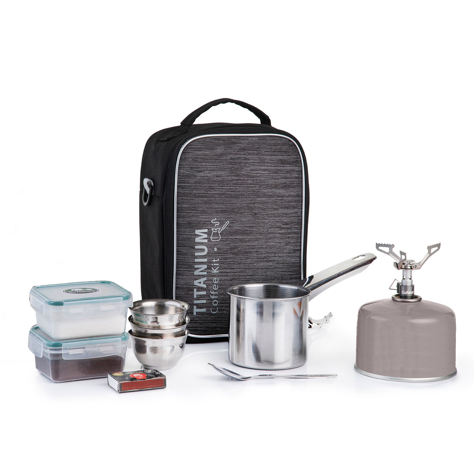 ערכת קפה טיטניום