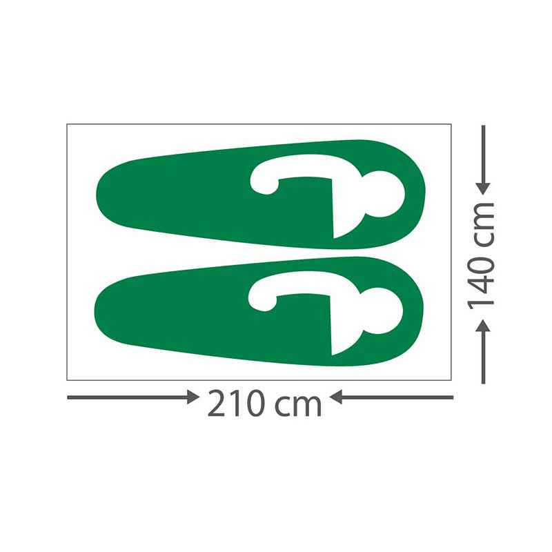 אוהל תרמילאים ל-2 אנשים STAR LIGHT