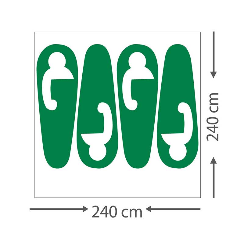 אוהל תרמילאים ל-4 אנשים STAR LIGHT