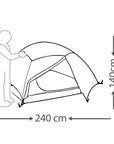 אוהל תרמילאים ל-4 אנשים STAR LIGHT
